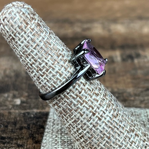 Sim Pink Sapphire Fashion Ring Size 6.5 - Picture 5 of 10